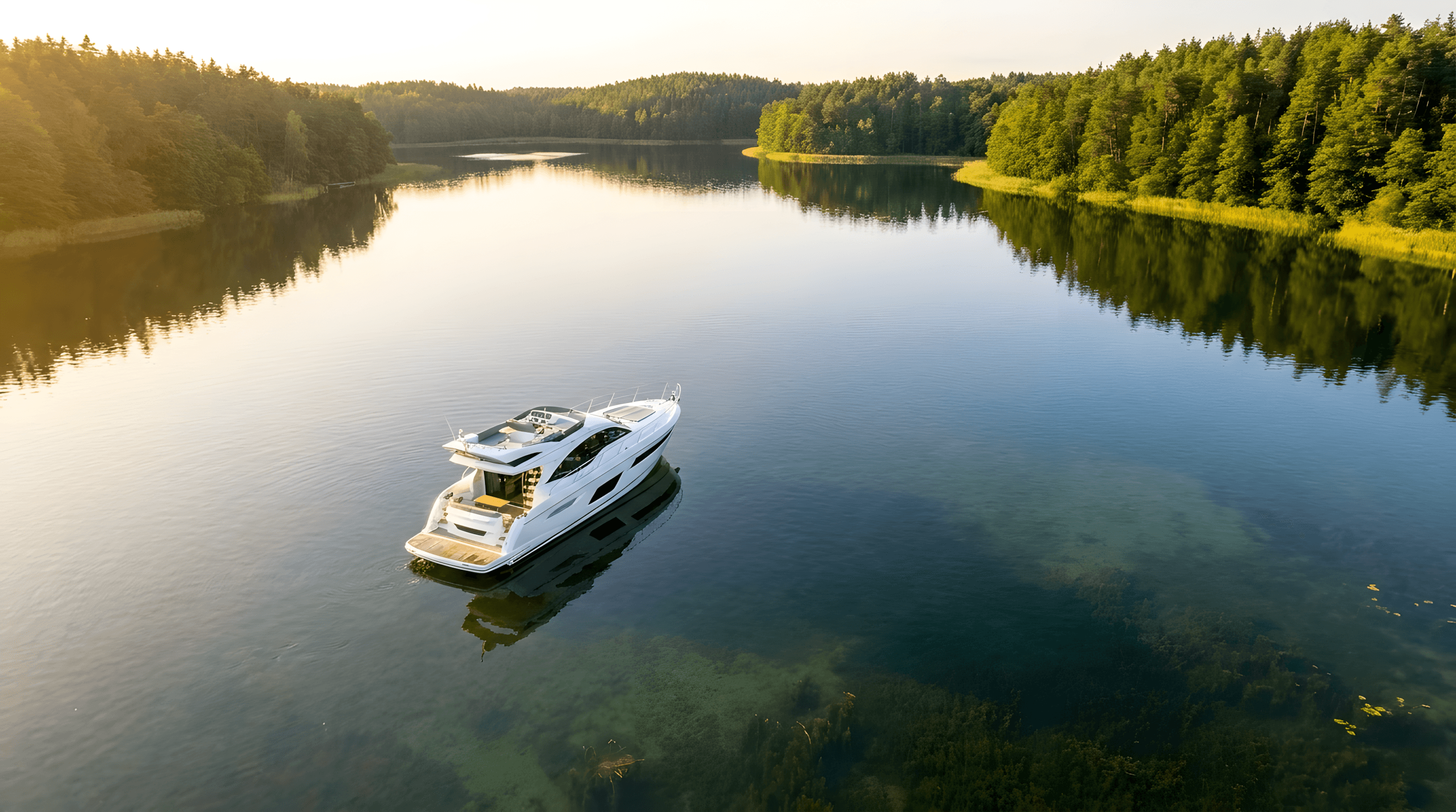 Bayliner VR6 — grupa przyjaciół o złotej godzinie